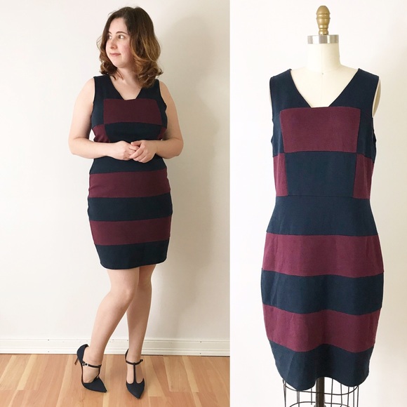 41 Hawthorn Dresses & Skirts - 41 Hawthorn Colorblock Ponte Career Dress H170